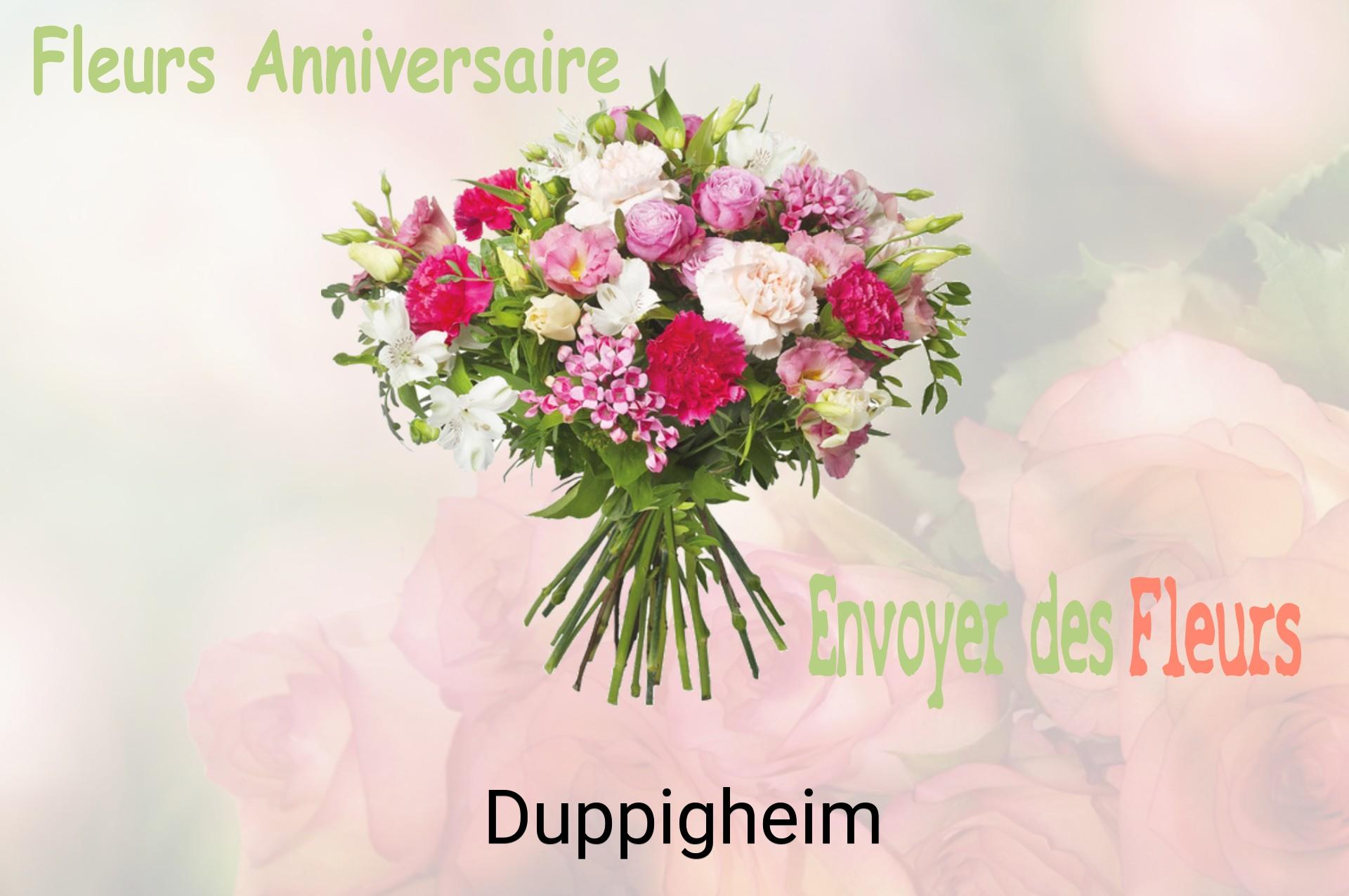 Bouquet de fleurs d’anniversaire livré à Duppigheim